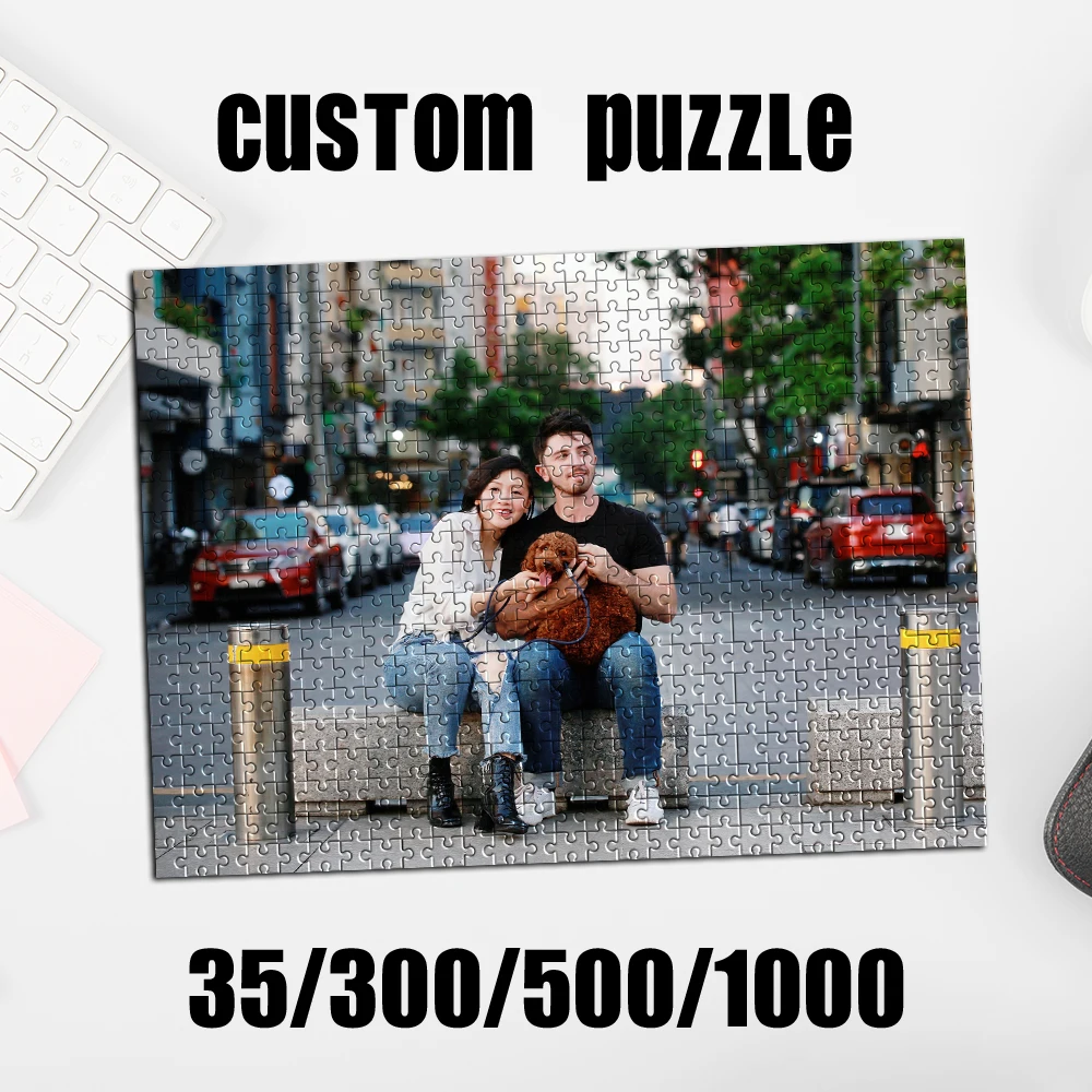 Personalized Custom Photo Puzzle Customized Urban Street Couple Theme Puzzle Handmade Gifts