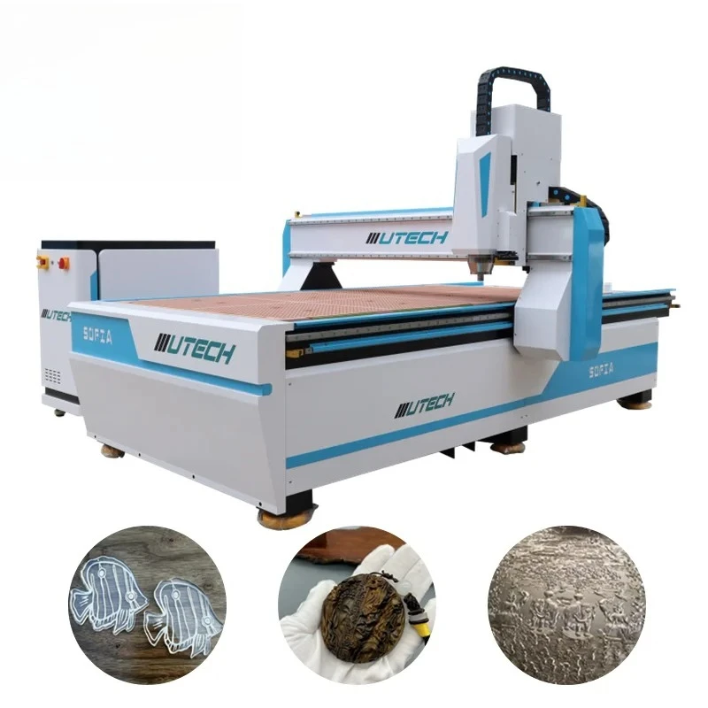 UTECH Popular 1325 1530 ATC Cnc Router máquina de grabado para gabinetes de madera de Metal acrílico