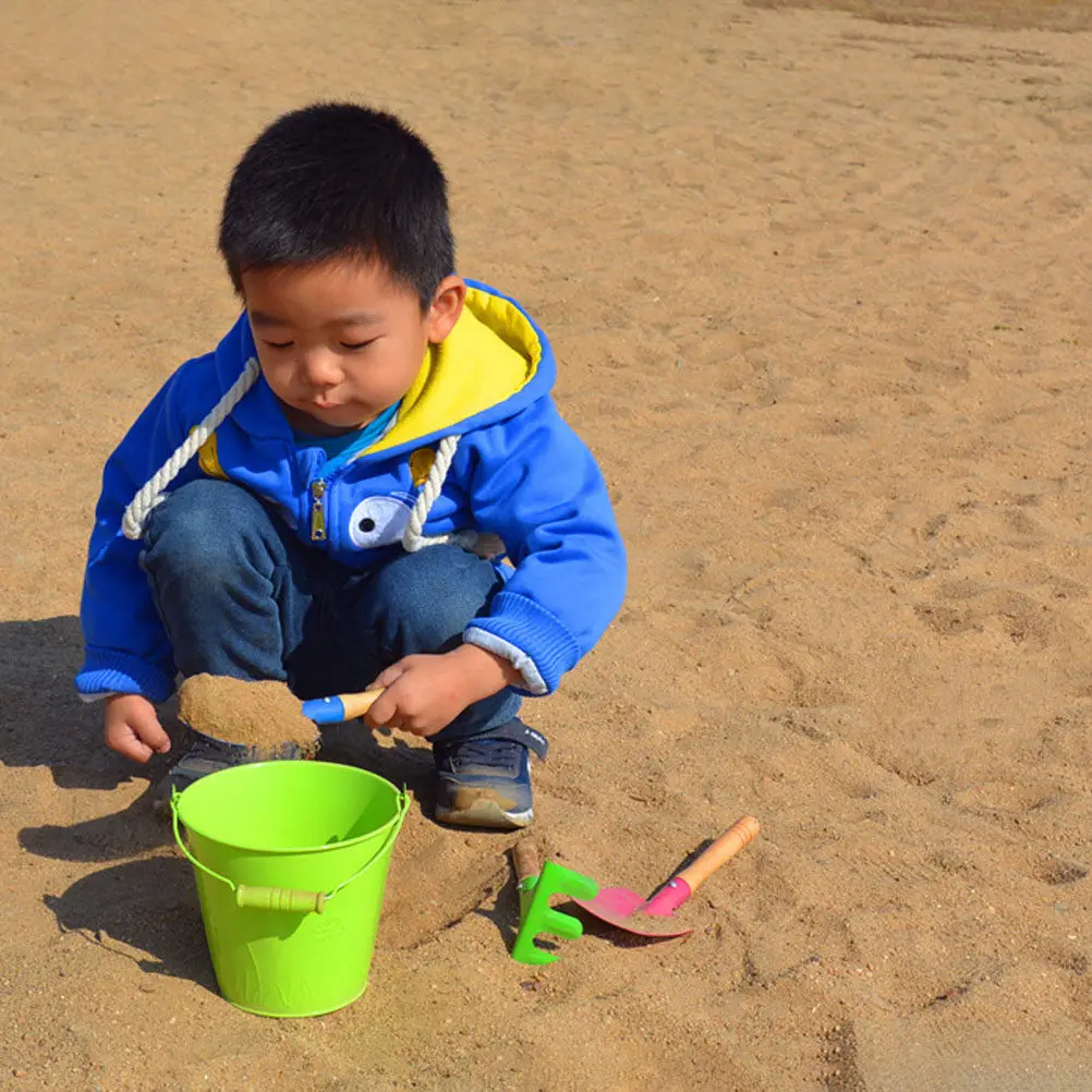 6 Pcs/2 Beach Digging Tools Childrens Gardening Kit Children's Kids Outdoor Play Equipment