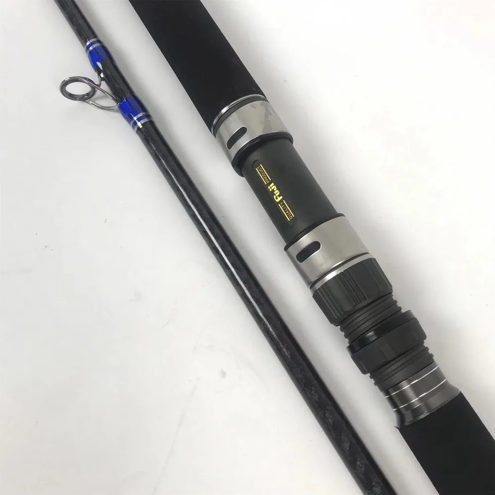

40T Carbon Fiber Spinning Fishing Rod with Abalone Shell 2 Section for Carp Target Species in Rivers Streams Lakes