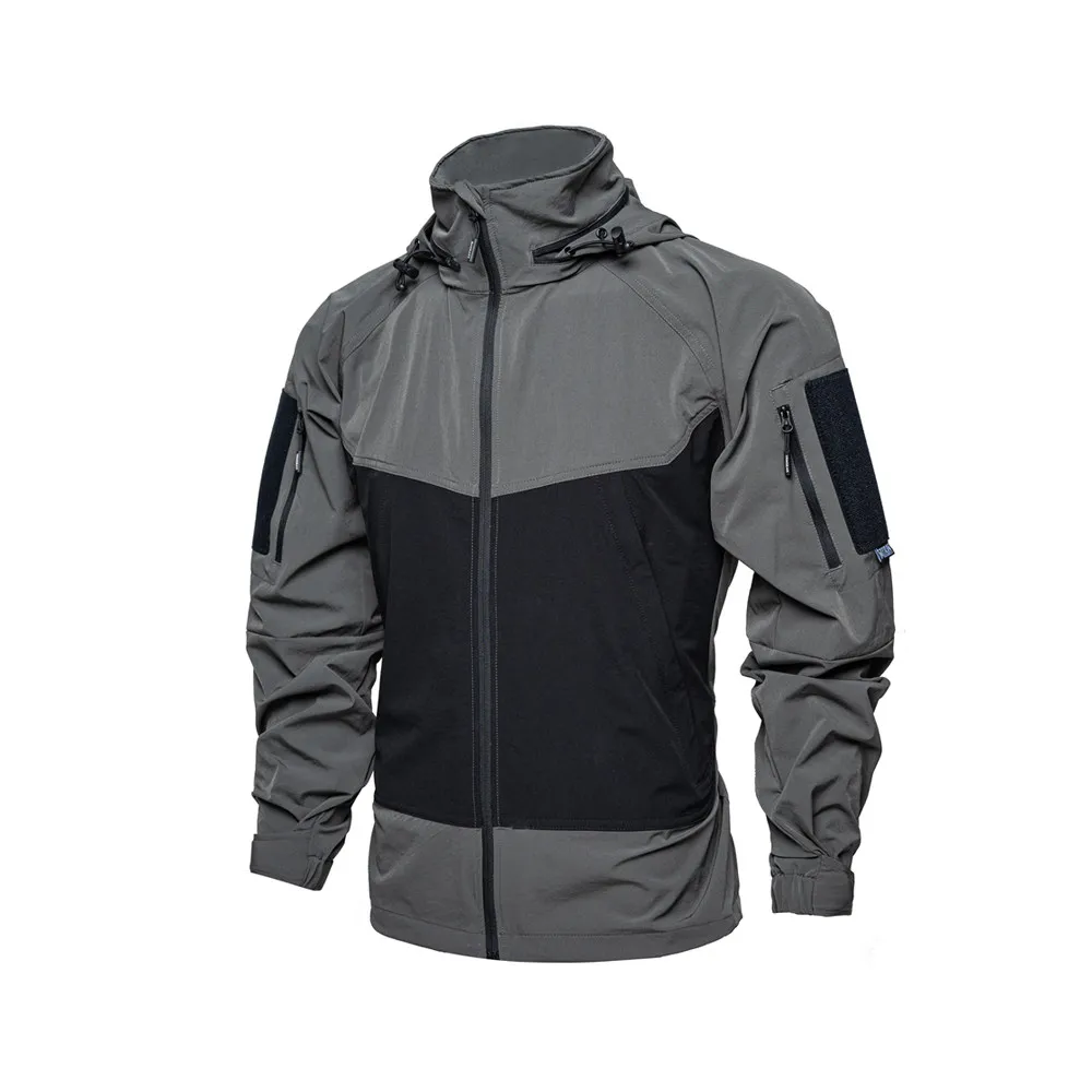 

Sport Black Grey Industrial CT Four sided Bullet Jacket Tactical Top Spring and Autumn Thin Commuter Outdoor