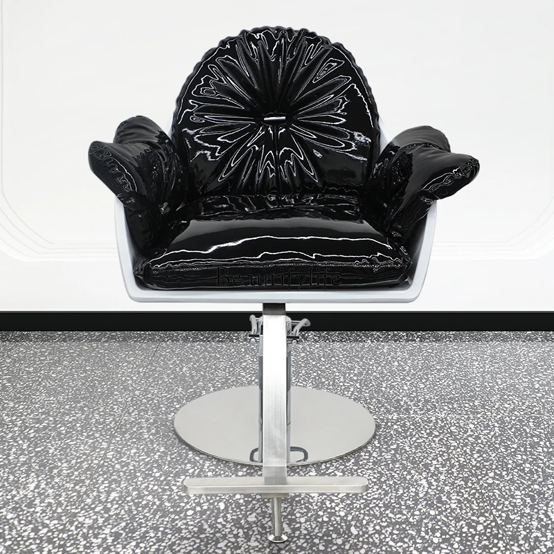 Barber Shop Chair Hairdressing Stool for Hair Salon High-End Hair Cutting Perm Simple Hair Care Chair