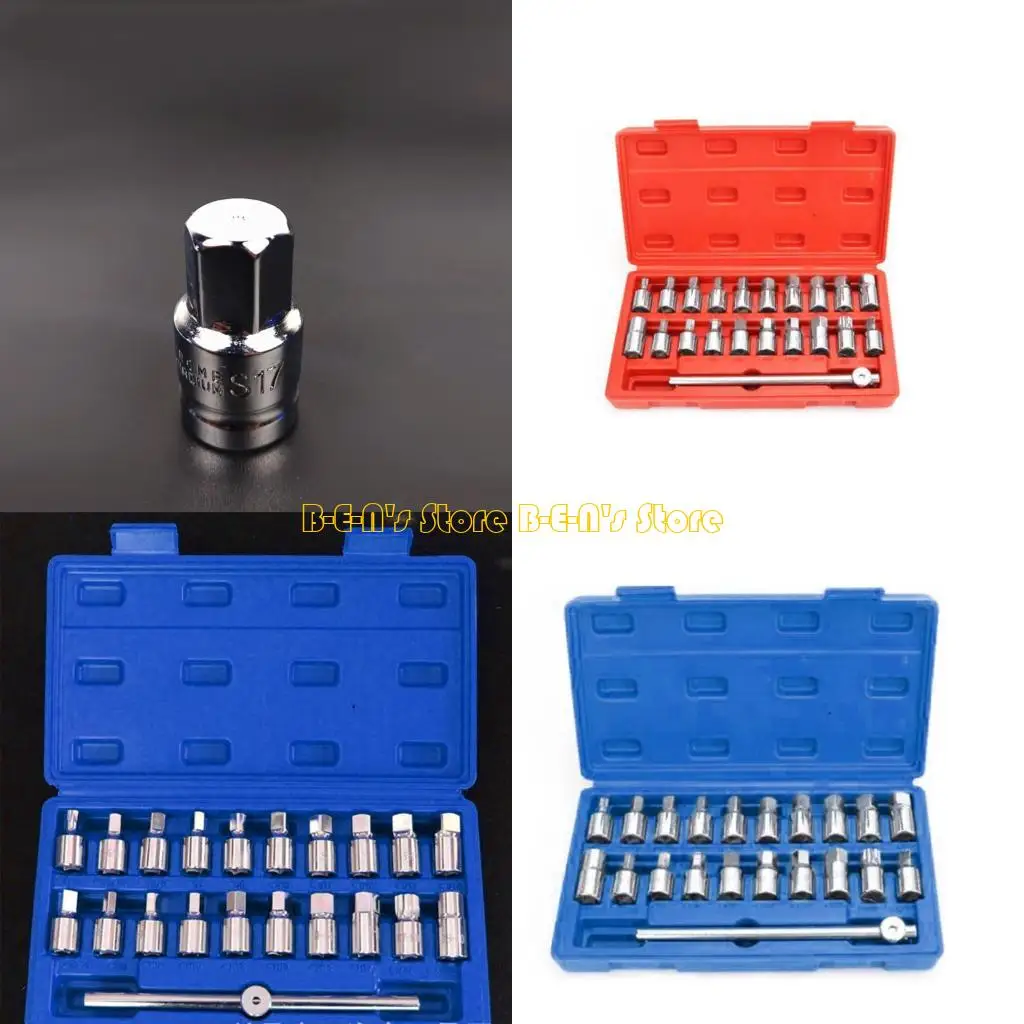Y1AD Wear-resistant 21 Pieces Durable Wear-resistant Four-corner Hand Tools