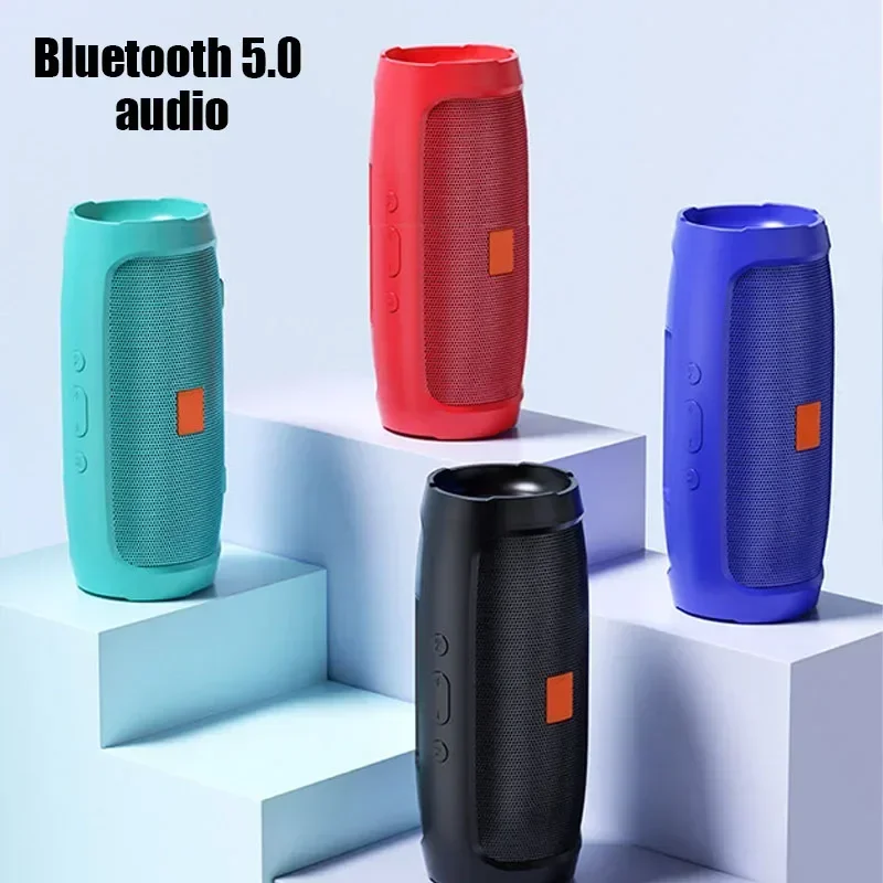 Tragbare Subwoofer Bluetooth Lautsprecher Outdoor Stereo Surround Wasserdichte Lautsprecher Drahtlose Sound Box Unterstützung FM Radio TF Karte