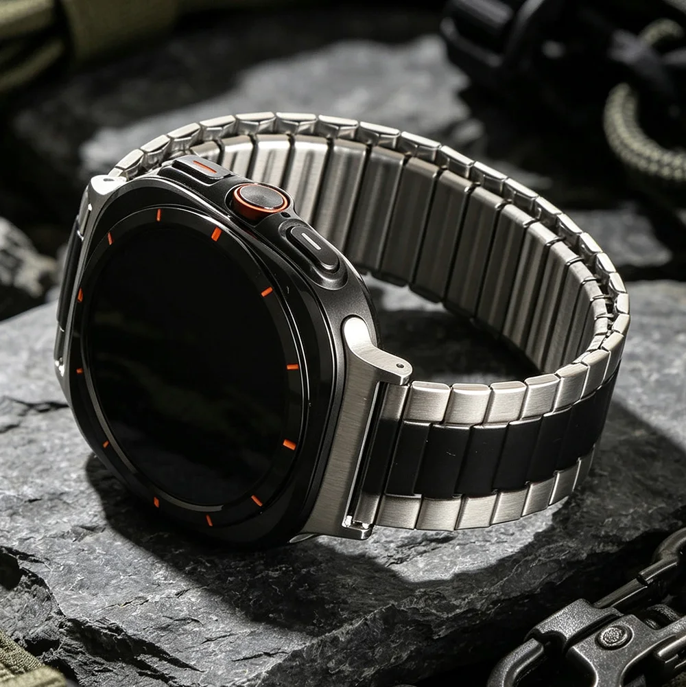 For Stainless Steel Stretchable Strap Samsung Galaxy Watch 8 9 Classic Ultra 2 Bracelet Galaxy 8 9 40/44mm 46mm 47MM Band