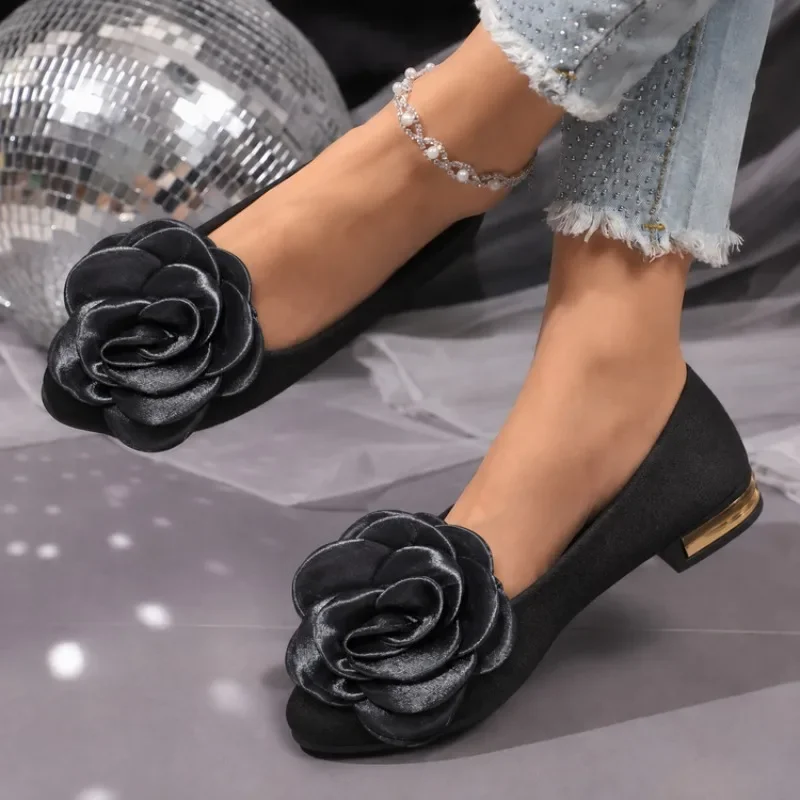 2026 Spring Autumn Handmade Flats  New Style Flower  Shoes Female Ballet Flats Casual Shoes Woman Loafers