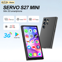 SERVO S27 Mini Android Little Smartphone 3G WCDMA 16GB ROM Play Store WiFi Face Unlock 4.0\