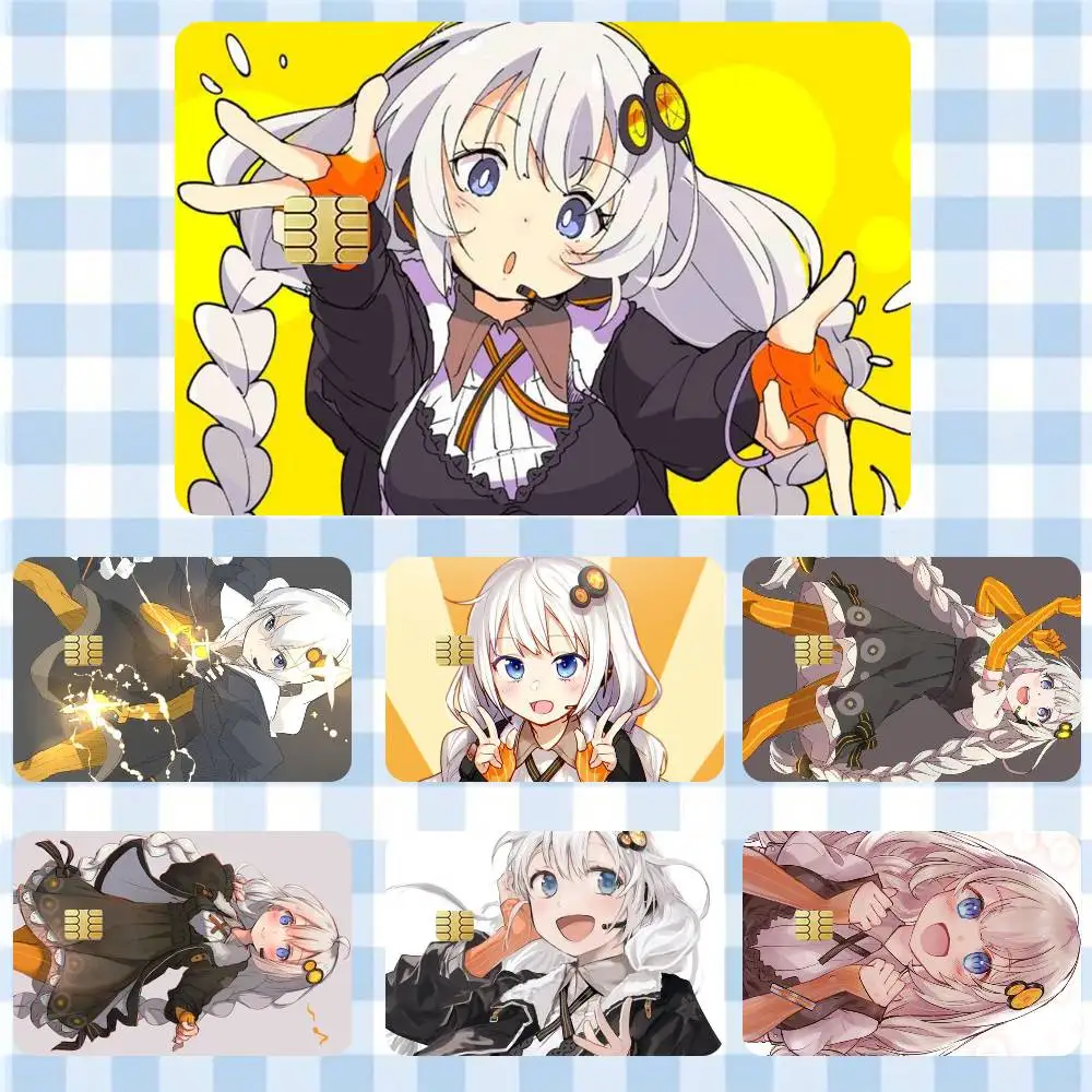 

Kizuna Akari C-Cute Sticker Film Tape Skin for Credit Card Debit Card Cartoon Waterproof Stickers