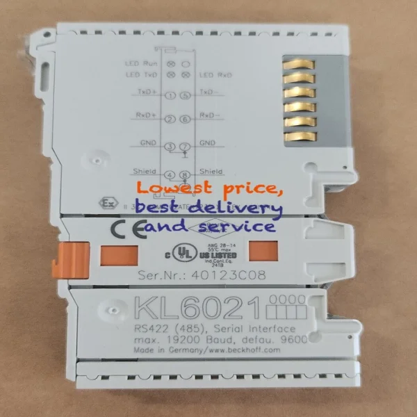 

Программируемый контроллер ПК Kl6021. Совершенно новый оригинальный точечный Plc.