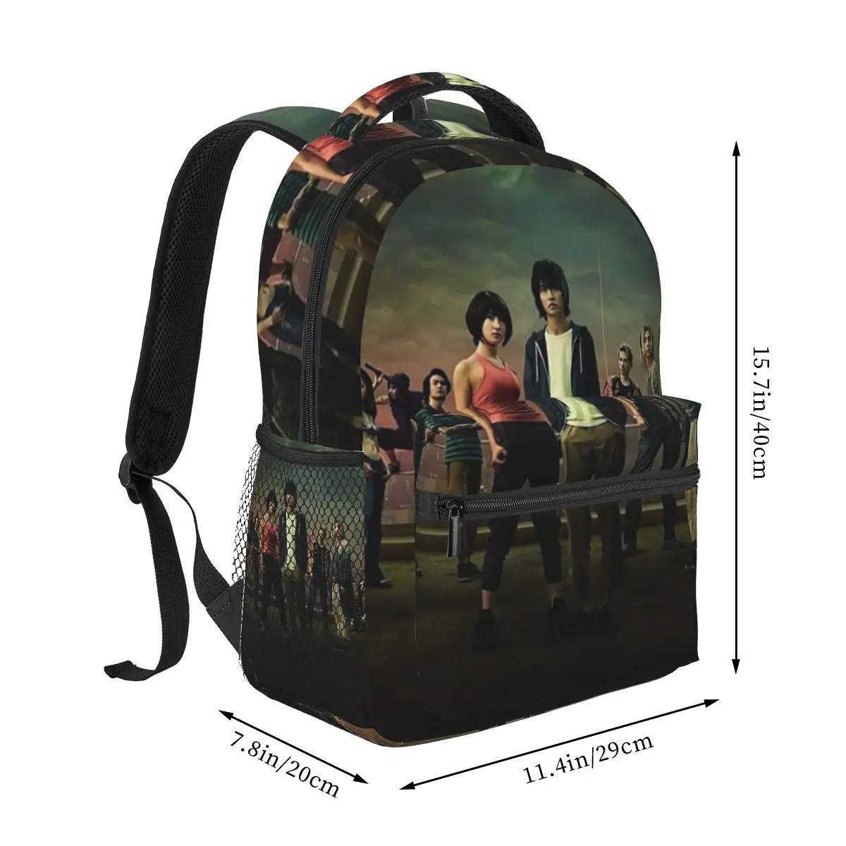 Alice In Borderland Poster Backpack Student Boys Girls BookBag Children School Bag Computer Shoulder Bags for Men Women