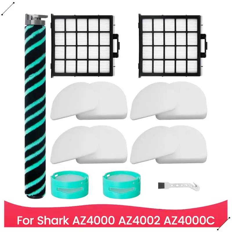 Accessories Set Filter Roller Brush For Shark AZ4000 AZ4002 AZ4000C Upright Vacuum Cleaner Replacement Parts