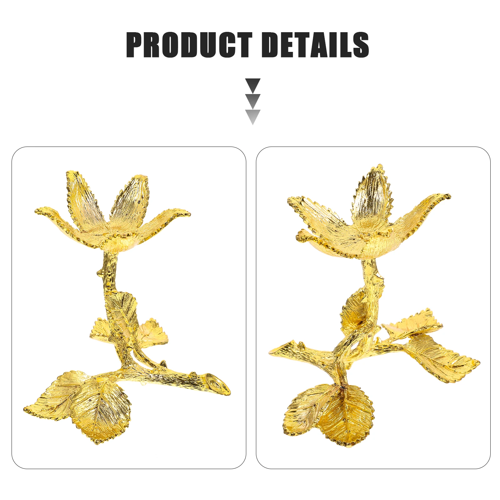 

Alloy Rose Stand Sphere Holder Flower Display Globe Base Holders For Crystals Metal Decorative Pedestal Household