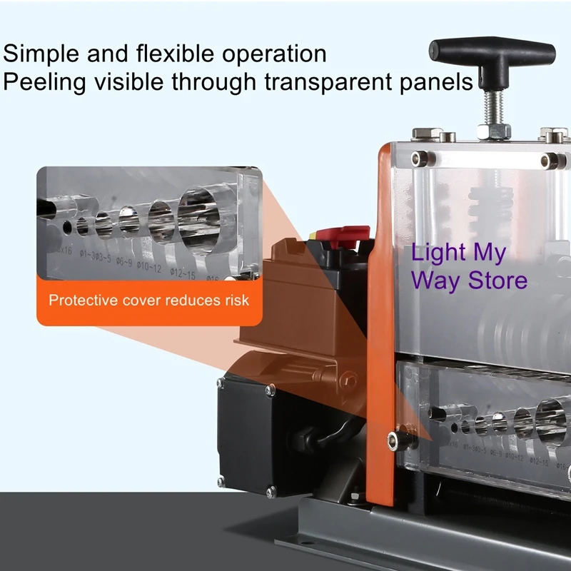 Electric multi-channel wire stripping machine waste cable stripping and cutting wire and cable peeling artifacts