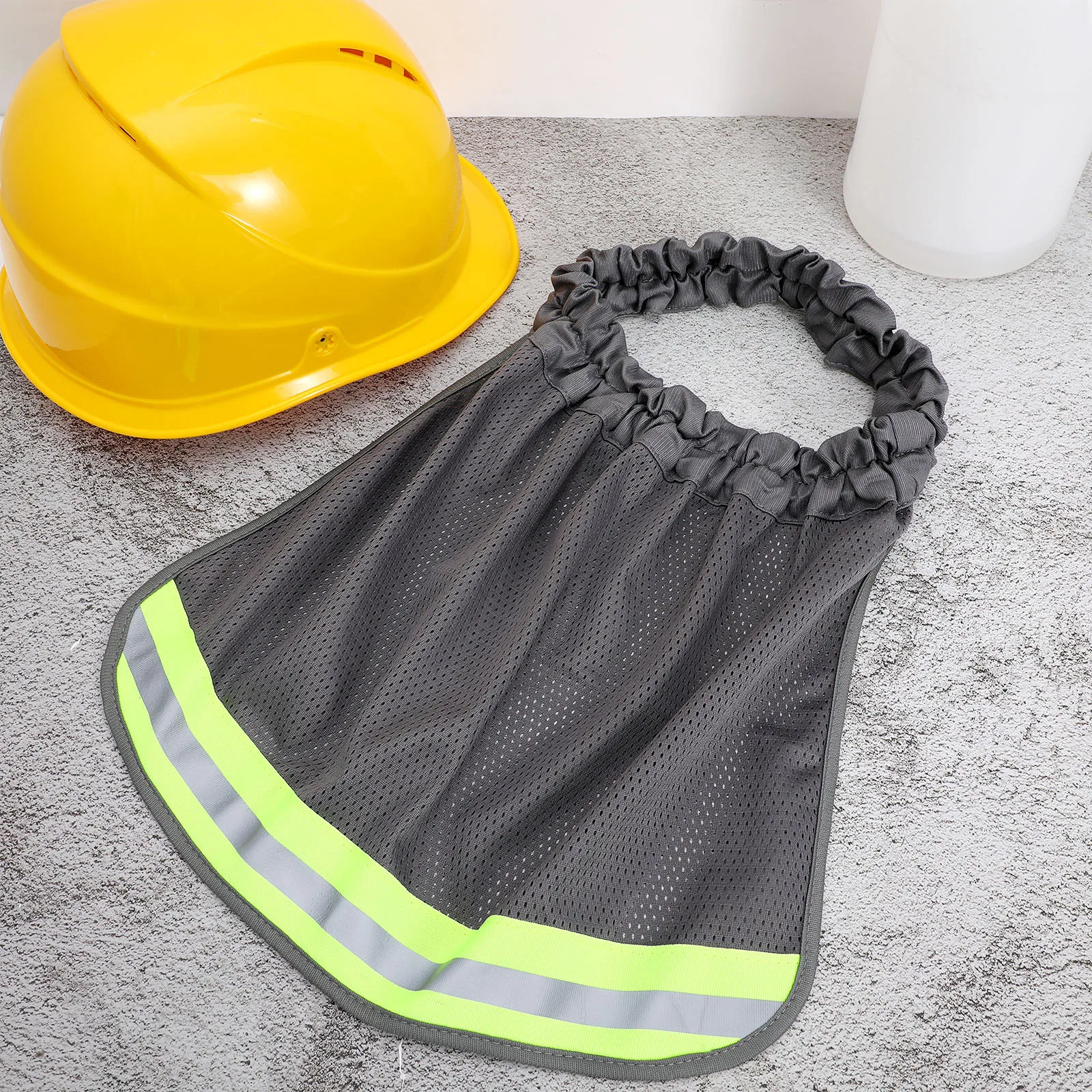 

Hard Hat Accessories Reflective Neck Shade for Construction Workers Lightweight Breathable Mesh Design