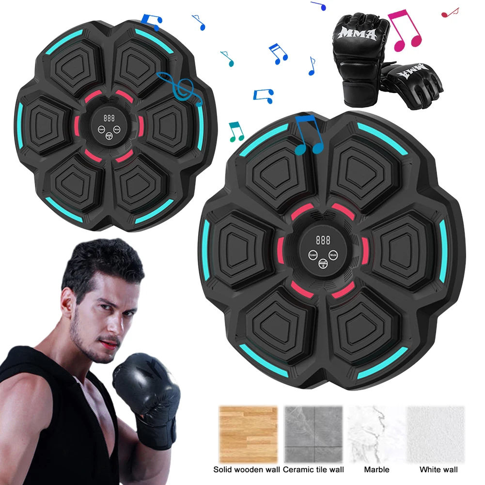 

Electronic Boxing Target Bluetooth-Compatible Workout Punching Equipment Boxing Training Punching Equipment for Home Indoor Gym