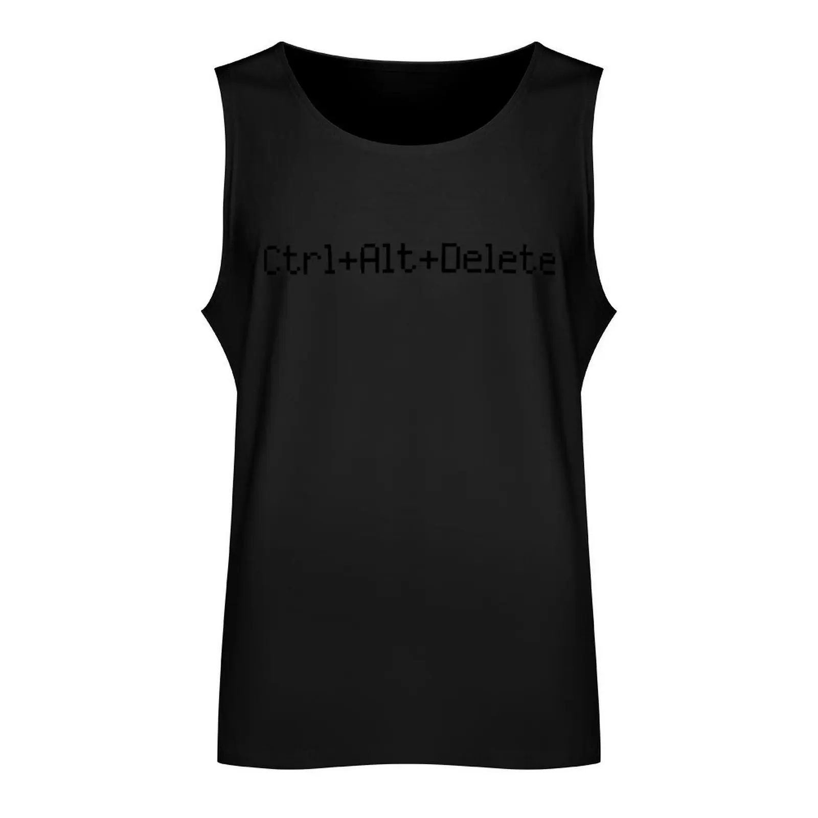 Ctrl+Alt+Delete Tank Top Men's summer vest clothes for men