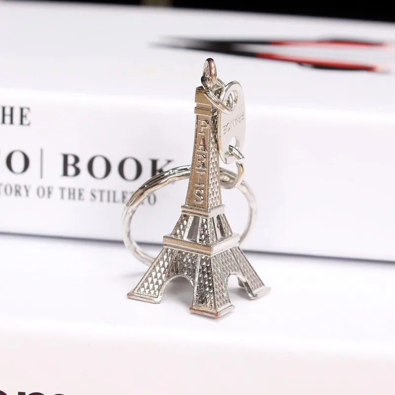 Eiffel Tower】Vintage Eiffel Tower Hanging Iron Keychain Male and female students Prizes Creative Gifts Keychain