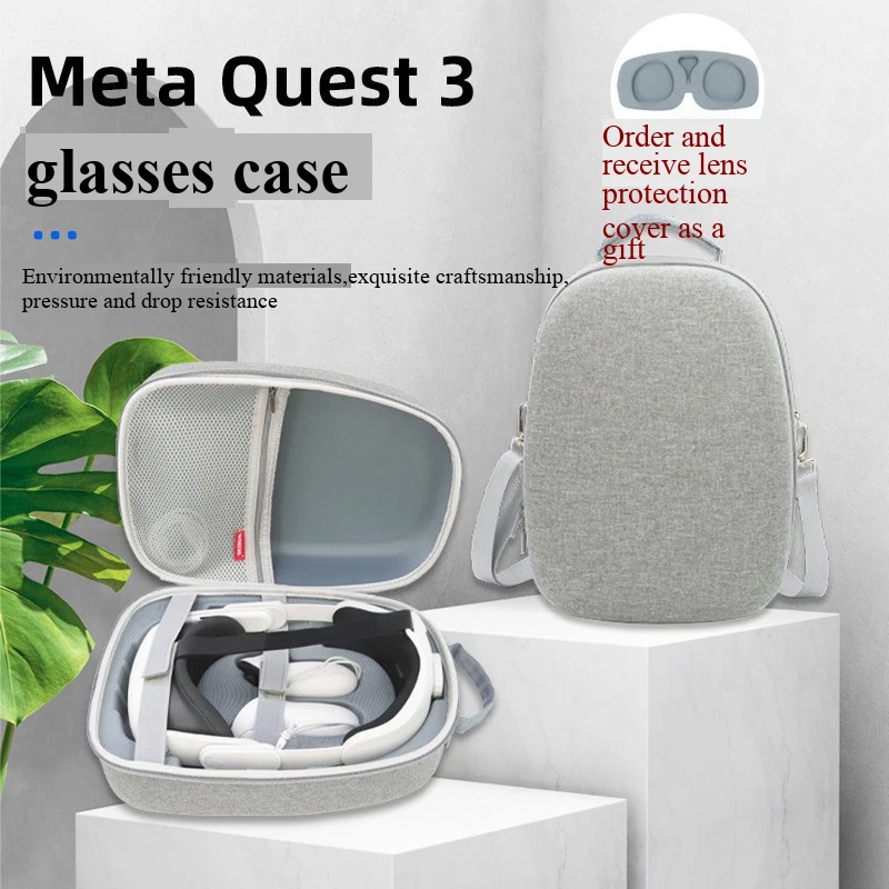 For Meta Quest 3 VR Accessories Storage Case Elite Headset Travel Carrying Case Hard Shell Shoulder Bag for Oculus Quest 3