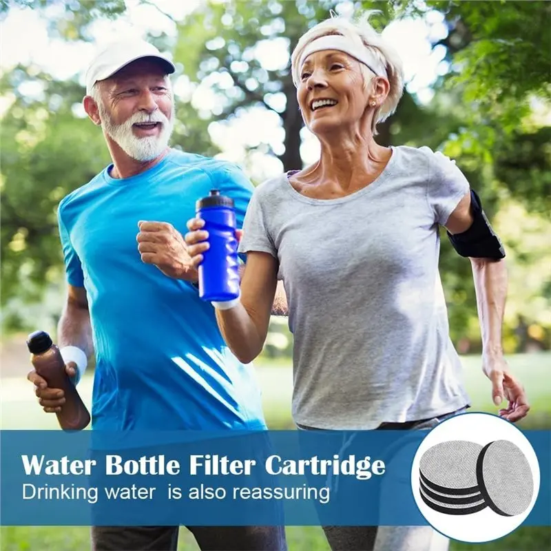 dengg 8 Pack Water Filter MicroDisc for Fill and Go Bottles, Reduces PFAS, Chlorine & Impurities