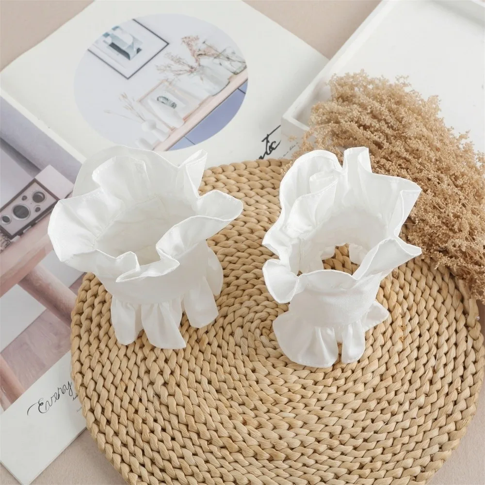 

Модные съемные рукава-фальш-рукава с рюшами и пуговицами для девочек-подростков