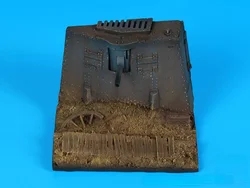 1/35 Scale Die-casting Picture Resin Scene Germany A7V World War I Base Model 90x70mm Model Assembly Kit Unpainted