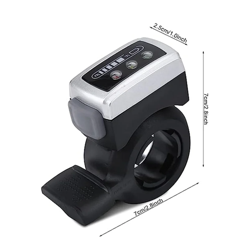 

2525 + поворотная ручка электромобиля с переключателем, дисплей мощности, регулятор для большого пальца, электрический велосипед, пропуск для горного велосипеда