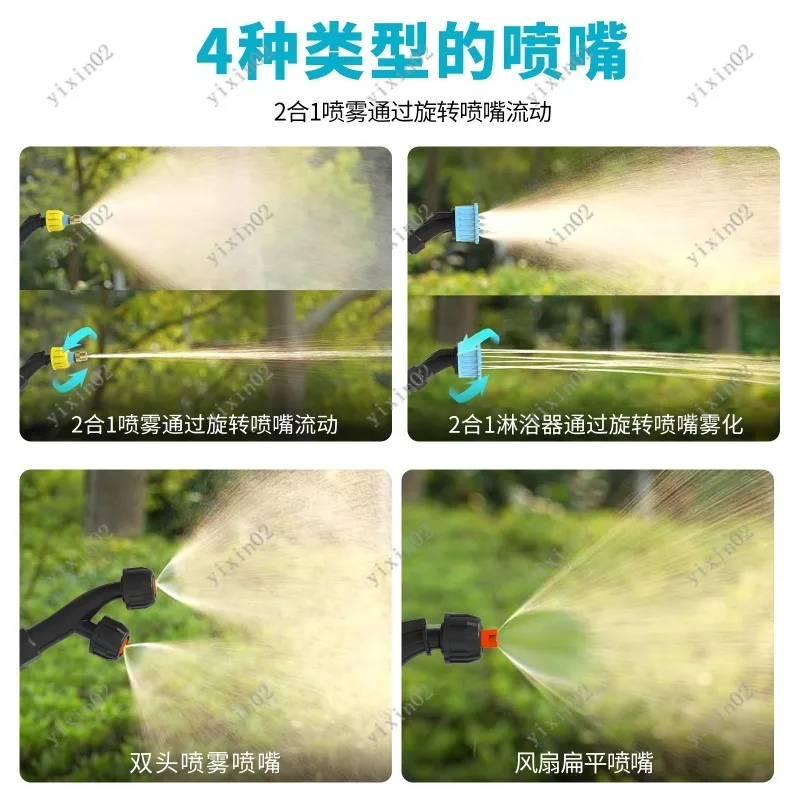 Rechargeable Electric Garden Sprayer Digital Display 3‑Speed Adjustable High‑Pressure Electric Spray Bottle for Garden Household