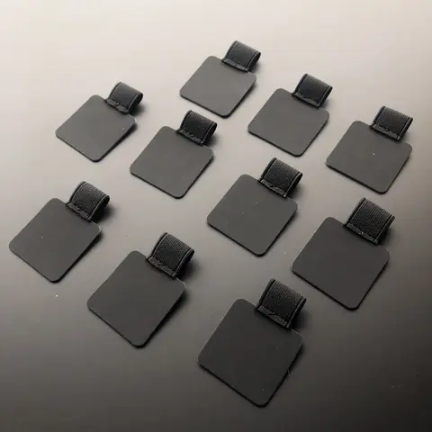 10 Pack Elastic Pen Loop Holder Self-Adhesive PU Leather Clip Pencil For Notebooks Journals Planners