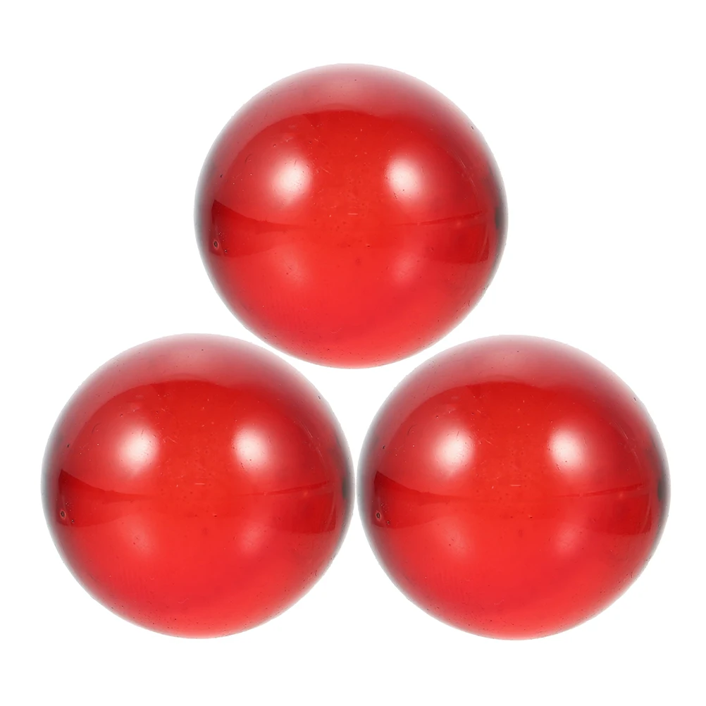 

3Pcs Glass Ball Ornaments Decorative Globe for Home Elegant Table Centerpiece Live Streaming Photography Glass Sphere