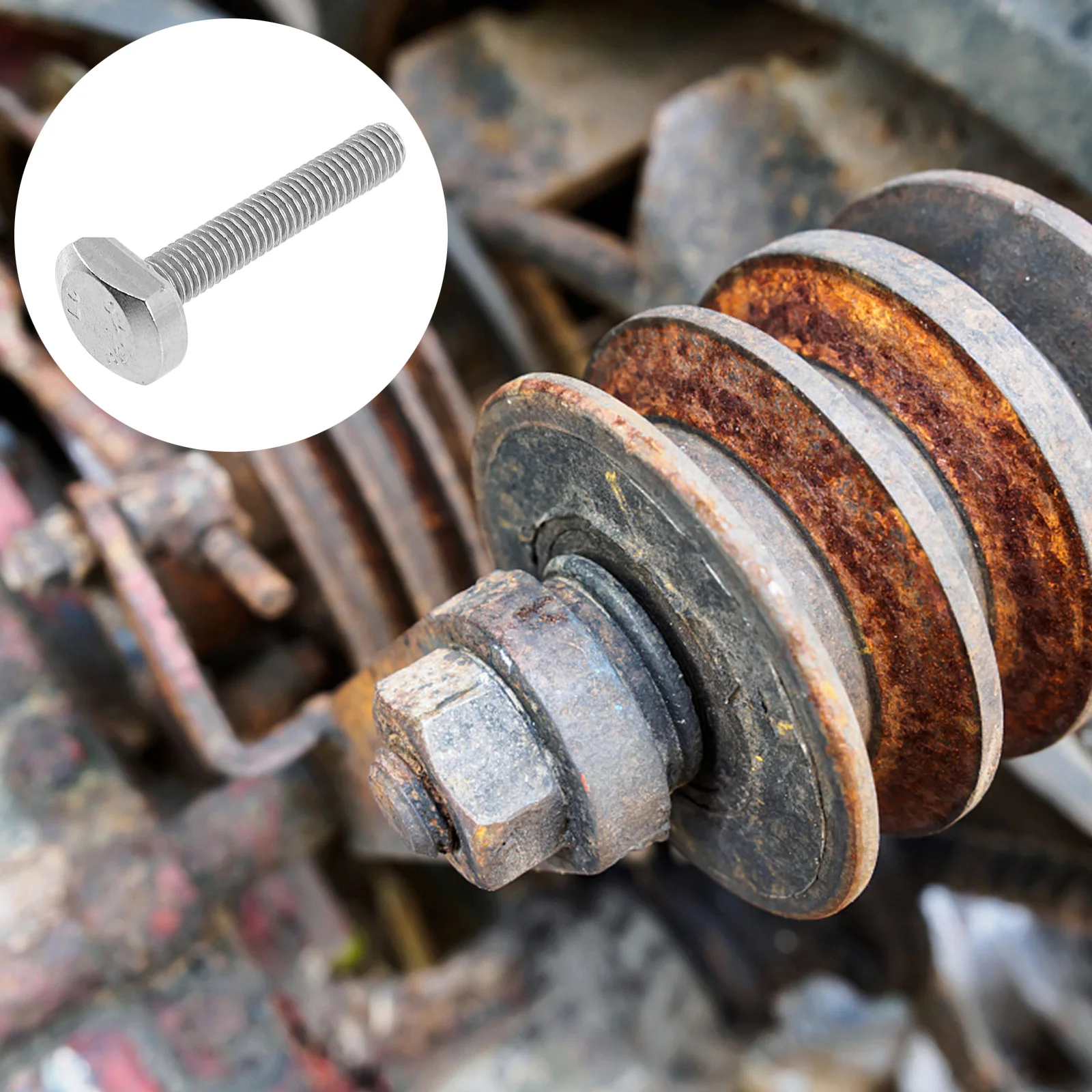 

6Pcs Stainless Steel T Slot Bolt M6x35 Hammer Head Bolt Sliding Screw Durable Rustproof for Woodworking T Track Industrial