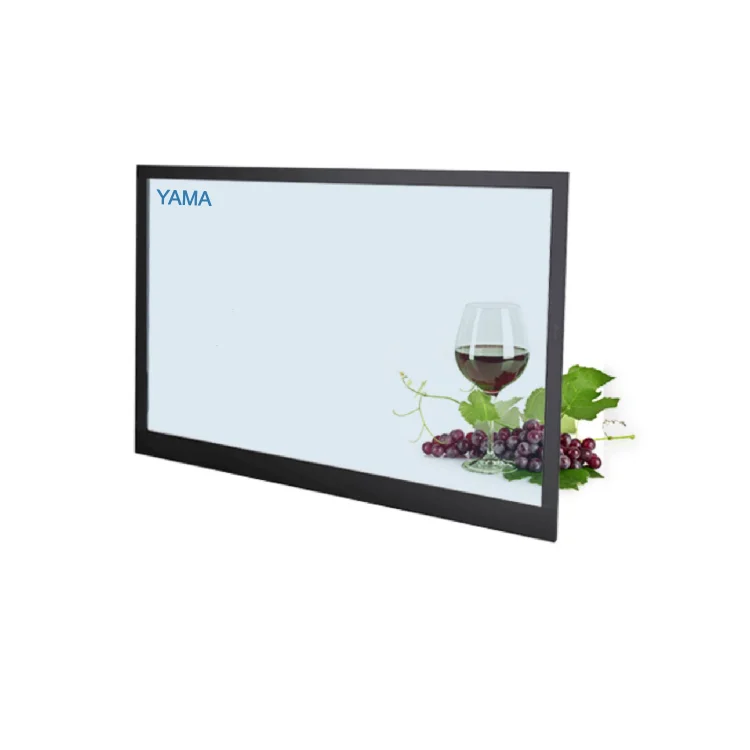 hologram equipment advertising screen 86inch interactive transparent lcd panel