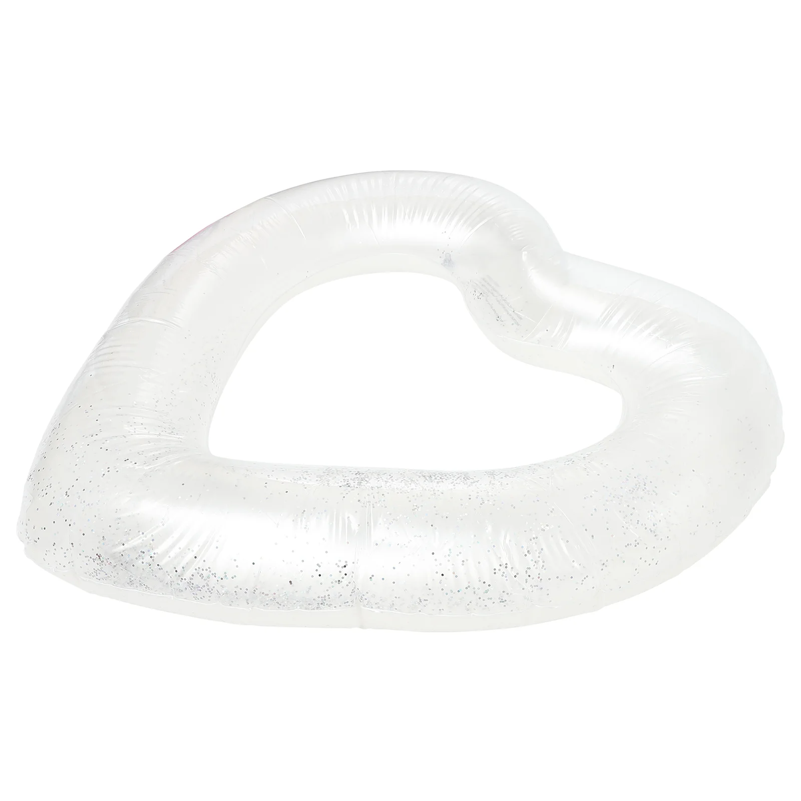

Heart Shaped Swimming Ring Inflatable PVC Beach Pool Toy Water Plaything Accessories Supplies Floating