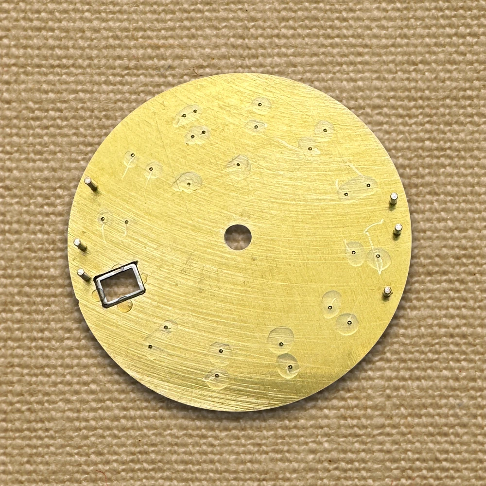 

Циферблат S Logo Fritillaria 28,5 мм для японских механизмов NH35/NH36/4R/7S, зеленый люминесцентный, высококачественные аксессуары для модификации часов