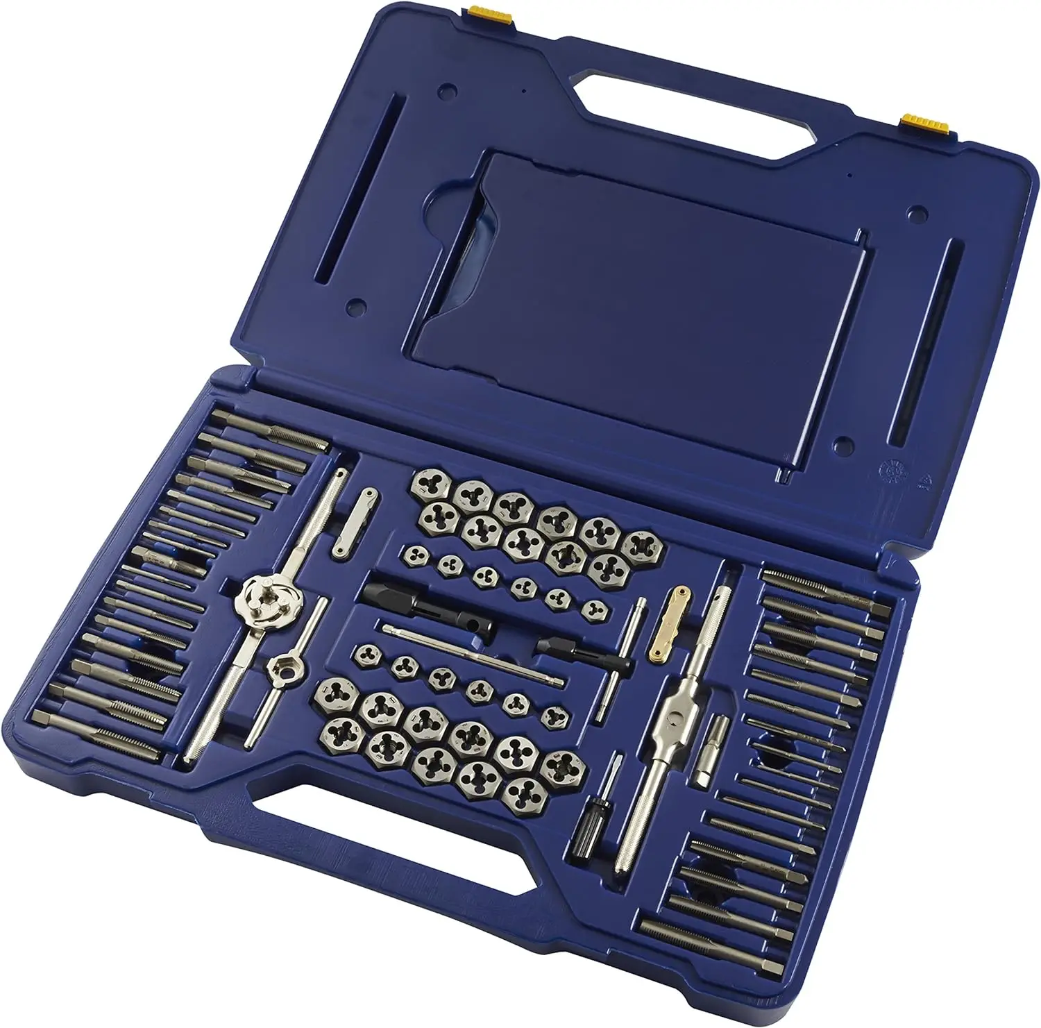 IRWIN Tap And Die Set with Drill Bits, Machine Screw/SAE/Metric, 117-Piece (26377)