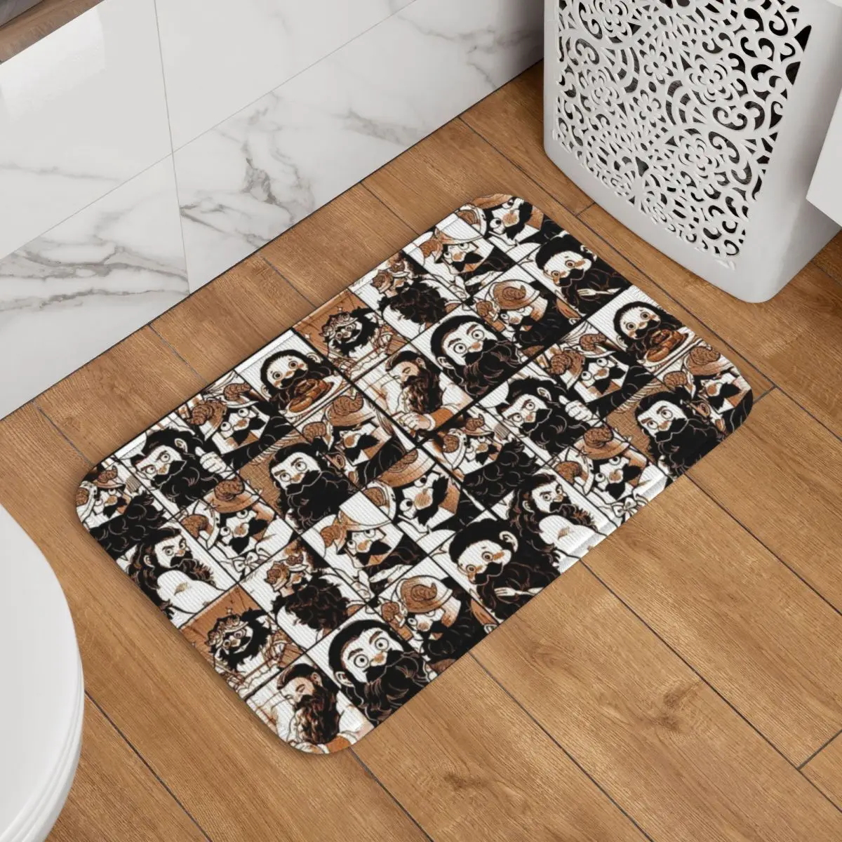 Senshi - Dungeon Meshi Манга Панель Коллаж Стильные коврики Коврики для ванной Ковры Коврик для двери