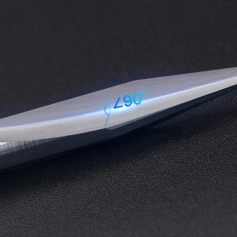 LIDIAO 6MM 3D Engraving Bit V Shape Carbide End Mill PCB CNC Router Bit For Wood 2 Flute Milling Cutter Woodworking Tools