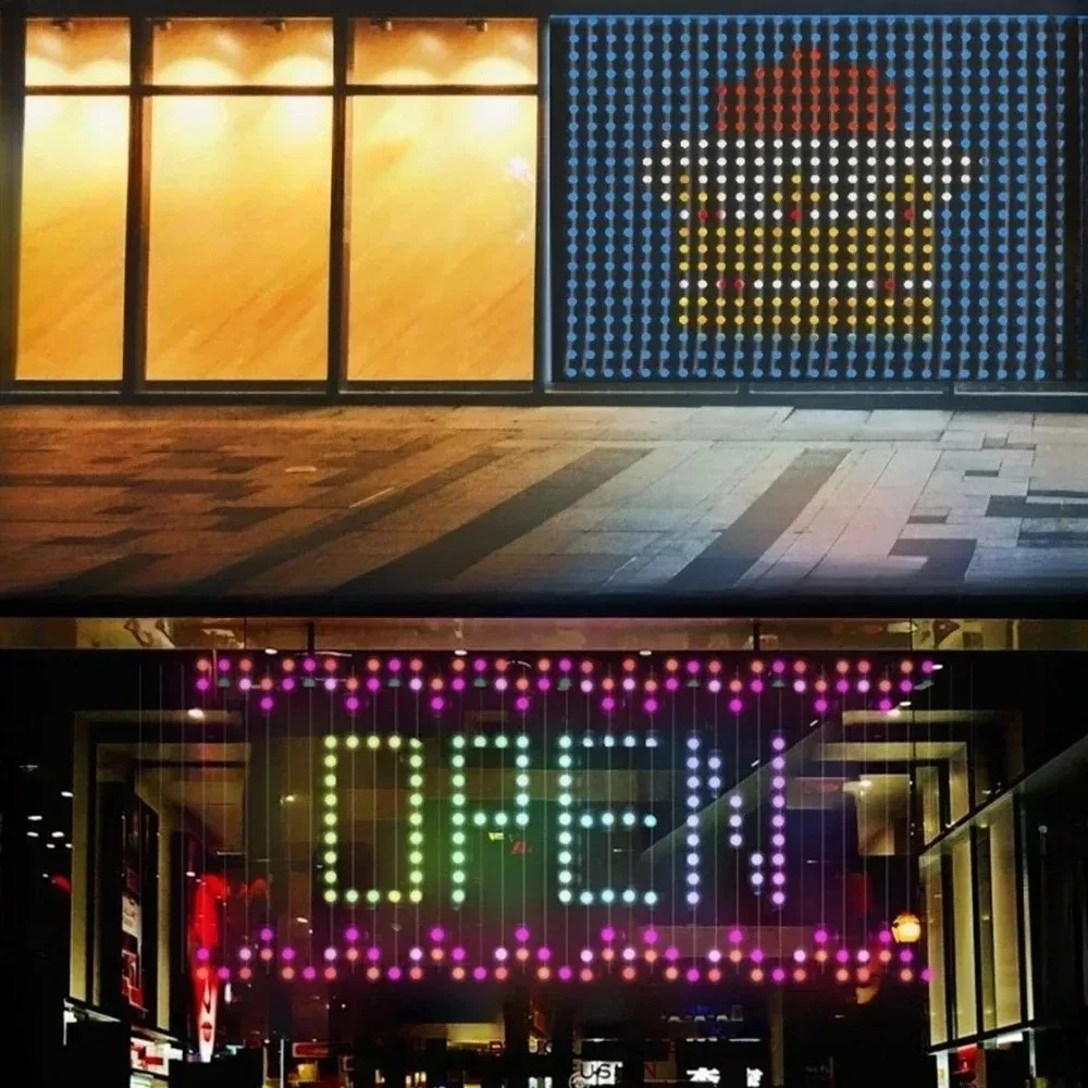 USB LED Smart Curtain Lights Halloween Window Bluetooth APP Multicolor RGB String DIY Bedroom Indoor Decoration New