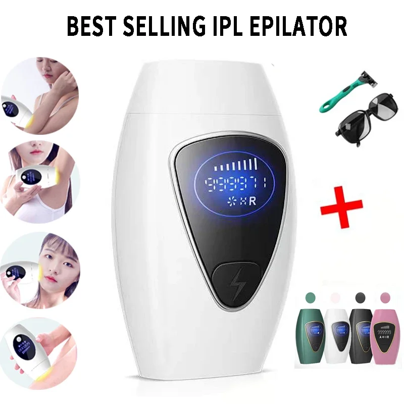 IPL Laser Hair Removal Epilator Machine - Permanent Pulsed Device