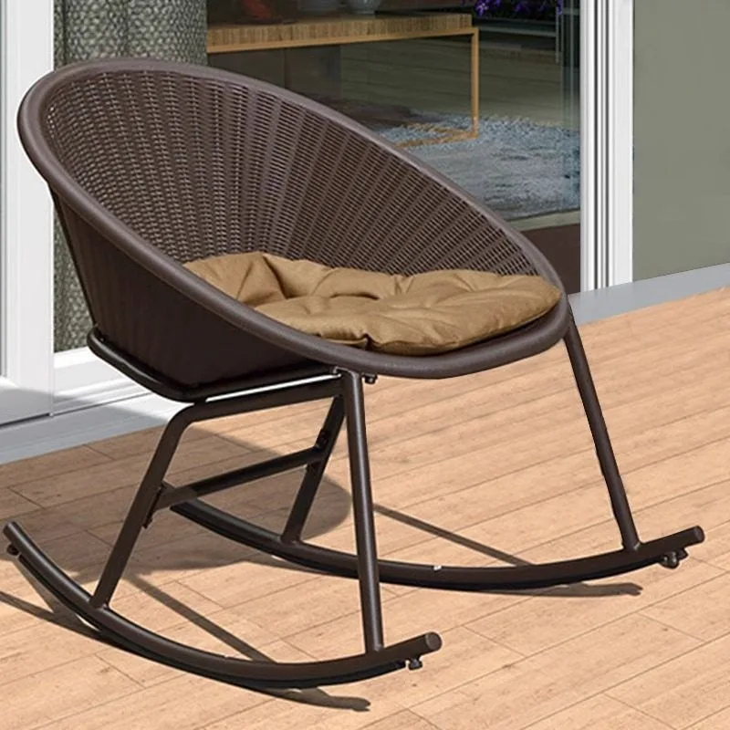 Simple imitation rattan and chairs outdoor leisure three-piece set household mini small table one and two chairs combination