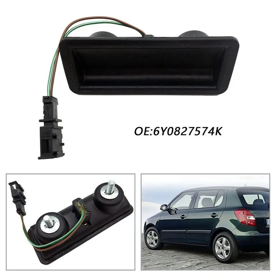 Factory foreign trade direct sales trunk handle tailgate switch trunk switch suitable for Skoda 6Y0827574