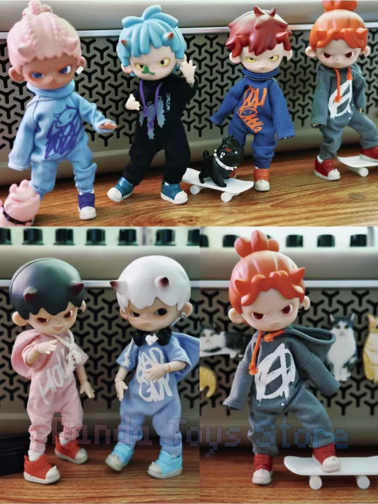 กล่องใส่เหรียญ Adou Street Series ฟิกเกอร์ Obtisu11 1/12bjd ตุ๊กตากล่องลึกลับแอคชั่นโมเดลของขวัญเซอร์ไพรส์สำหรับเด็ก