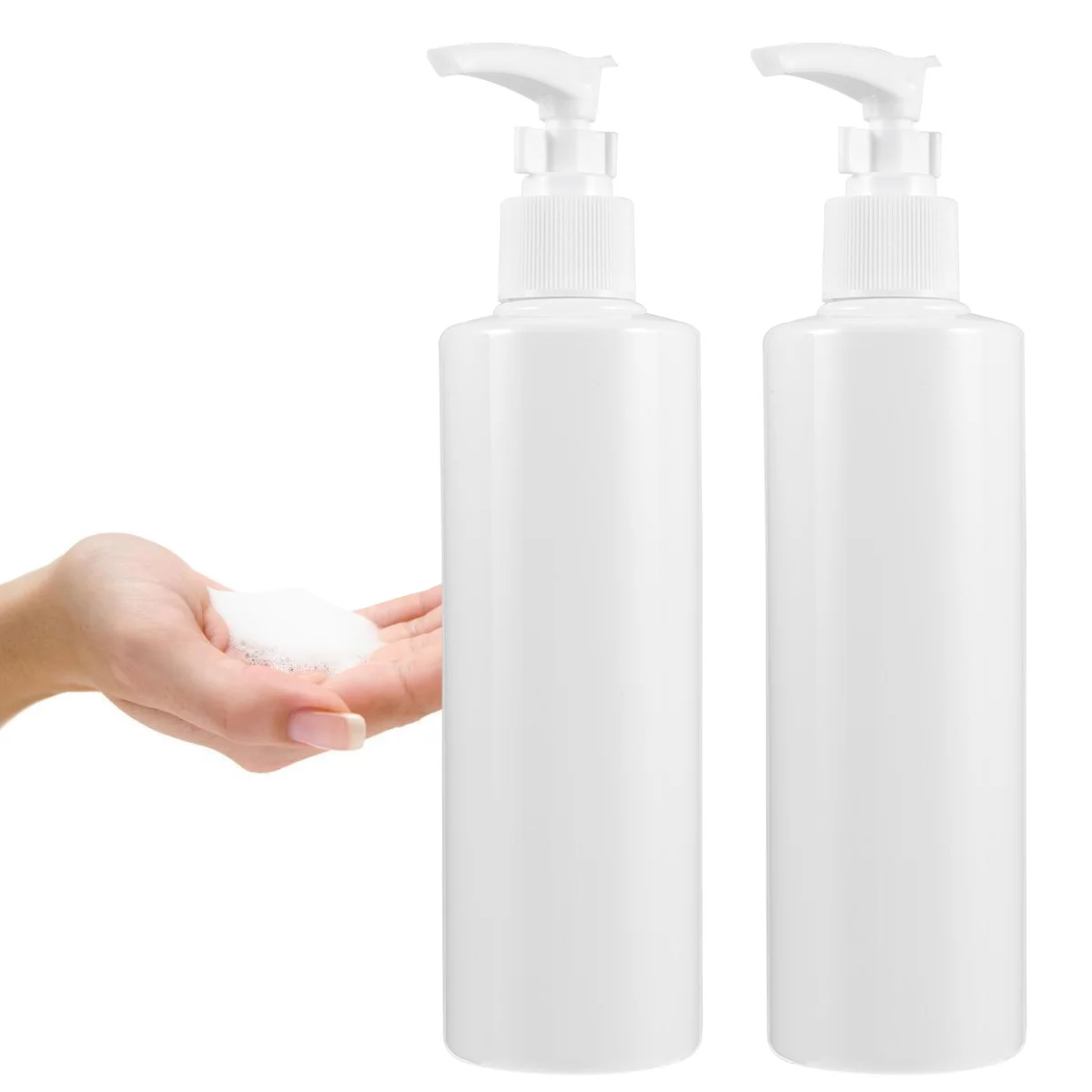 6 PCS Hand Soap Dispenser Refillable Travel Bottle Toiletries Shampoo Container Lotion