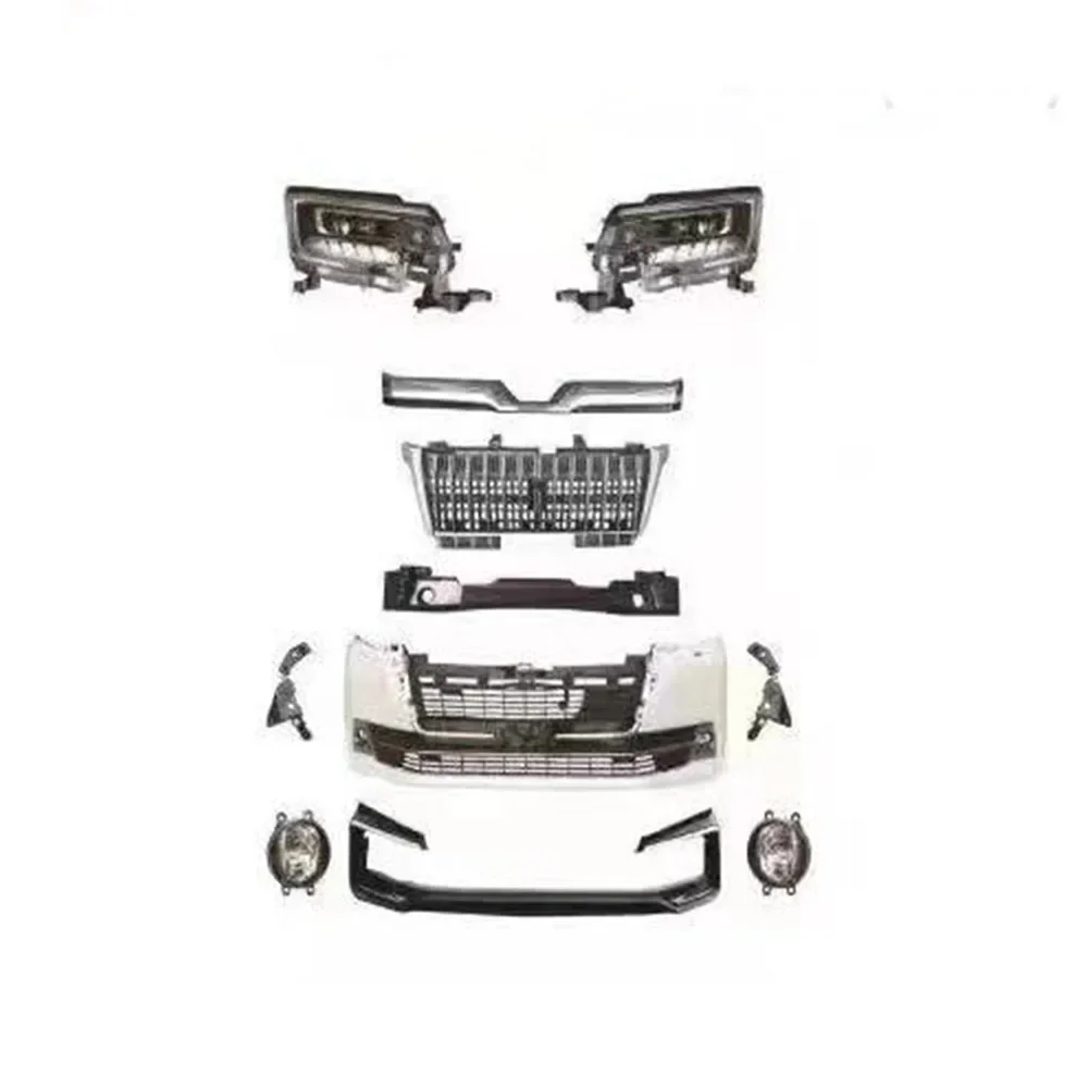 Модный автомобильный роскошный интерьерный модифицированный кузовный комплект для Toyota Hiace 2019 ~ 2021 обновление 2022