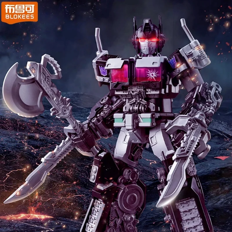 ブロックーズ 組み立てブロック トランスフォーマー 組み立てブロック オプティマスプライム メガトロン 組み立て式可動モデル おもちゃ コレクション ギフト