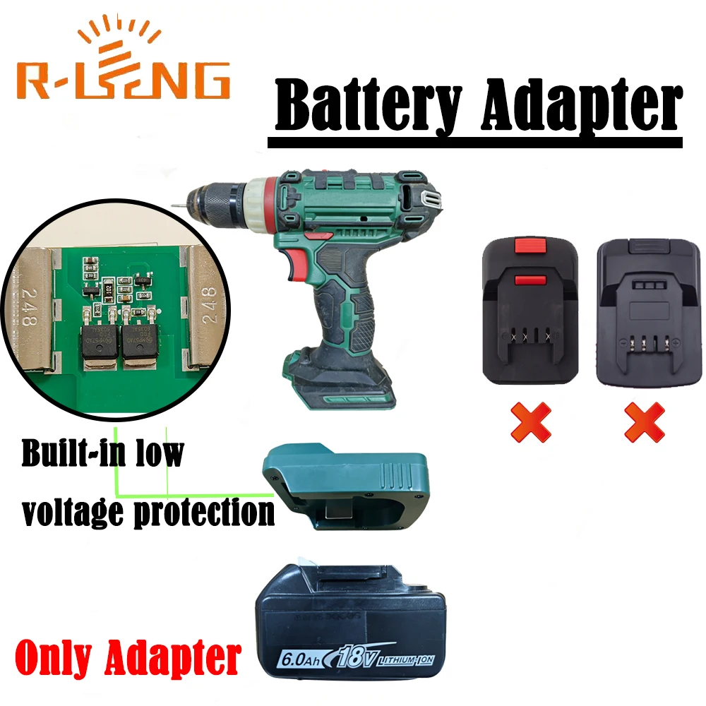 

Новый адаптер-конвертер для литиевых аккумуляторов Makita 18V BL для инструментов Parkside X20V Li-Ion (без аккумулятора)