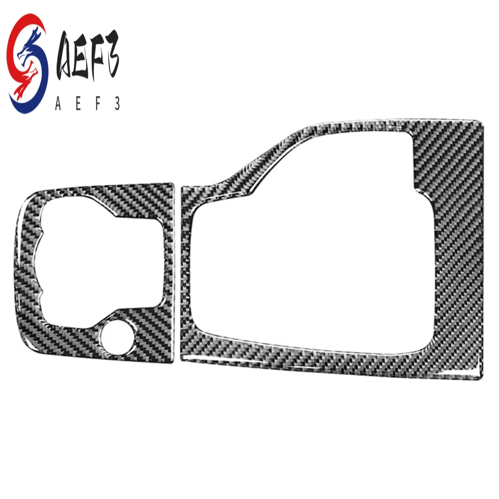 

AEF3-Carbon Fiber Car Gear Head Shift Knob Panel Cover Trim Sticker For Mazda 3 Axela 2014 2015 2016 2017 Accessories