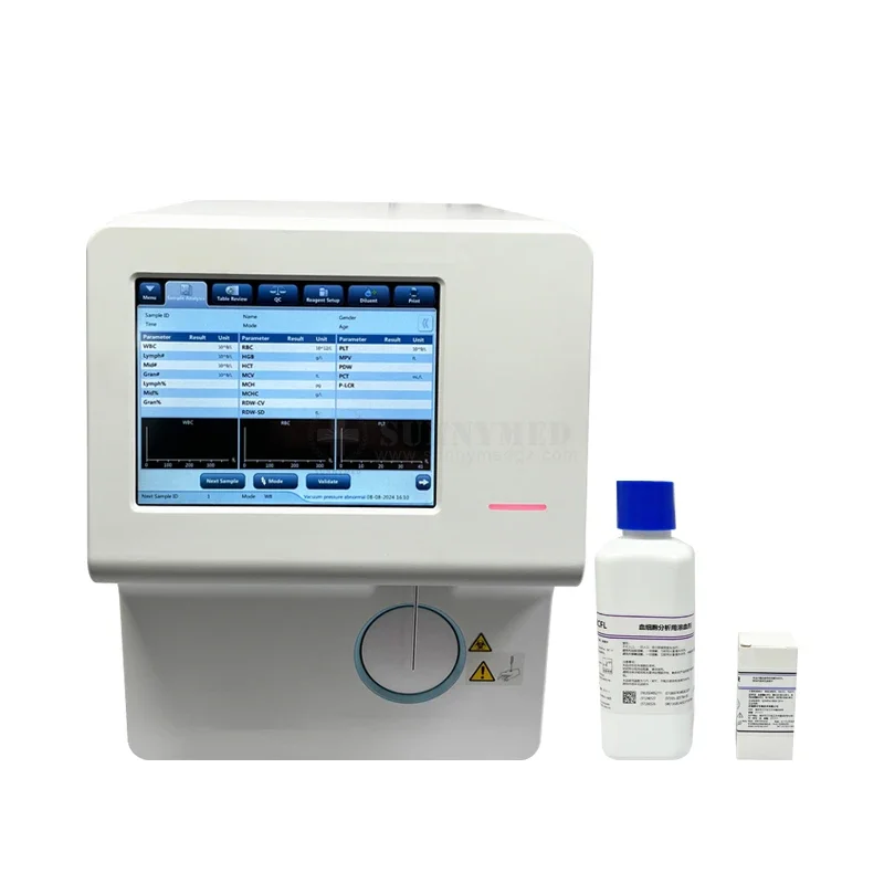 BC-10 Mindray Auto Hem-atology Analyzer Teste de máquina CBC de 3 partes
