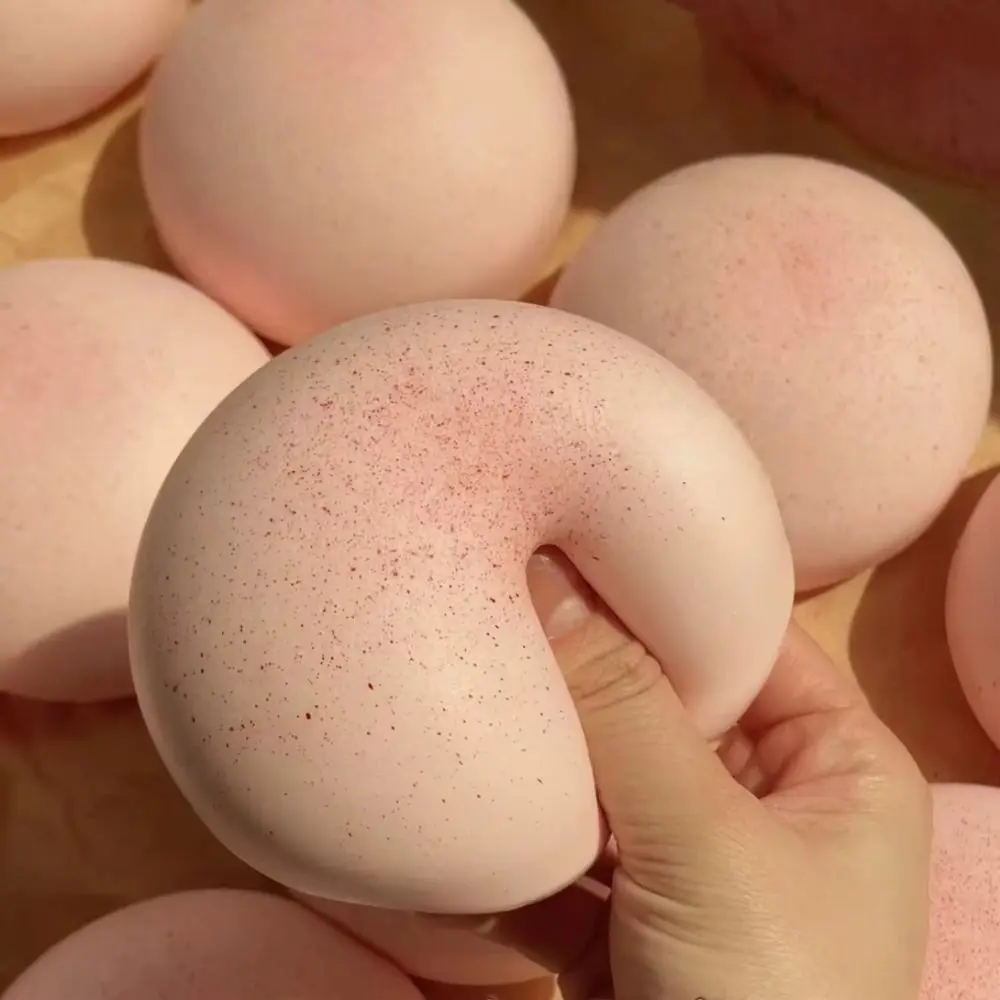Slow Rebound Taro Bread Squeeze Toy Flash PU Simulation Bread Squeeze Toys Cartoon Kneading Food Play Fidget Toy