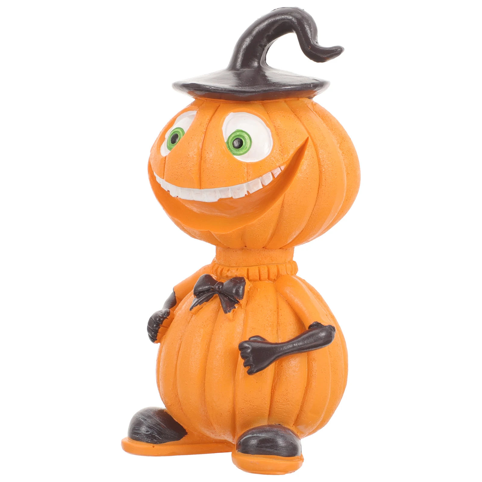 

Decorations Pumpkin Man Halloween Table Miniature Orange Desk Tabletop Centerpieces