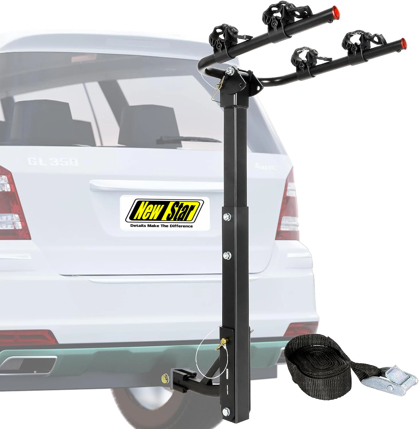 Custom Customized Professional Portable Rear Mounted Bike Carrier Rack for Bicycle Parking